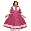 Yash Gallery Women39s Cotton Relaxed Fit Anarkali