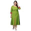 Yash Gallery Women39s Cotton Relaxed Fit Anarkali