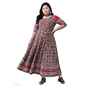 Yash Gallery Women39s Cotton Relaxed Fit Anarkali
