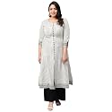 Yash Gallery Women39s Cotton Relaxed Fit Anarkali