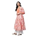 Yash Gallery Women39s Cotton Relaxed Fit Anarkali