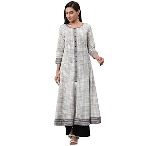 Yash Gallery Womens Cotton Relaxed Fit Anarkali