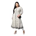 Yash Gallery Women39s Cotton Relaxed Fit Anarkali