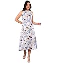 Yash Gallery Women39s primium Fabric Printed Midi