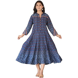 Yash Gallery Womens Rayon Relaxed Fit Anarkali