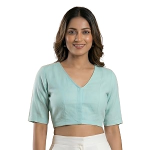 Yash Gallery Womens Rayon Lycra Front Open