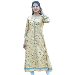 Yash Gallery Womens Rayon Relaxed Fit Anarkali