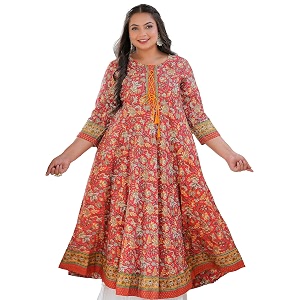 Yash Gallery Womens Rayon Relaxed Fit Anarkali