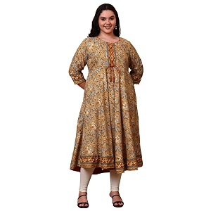 Yash Gallery Womens Rayon Relaxed Fit Anarkali