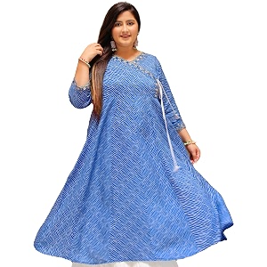 Yash Gallery Womens Rayon Relaxed Fit Anarkali