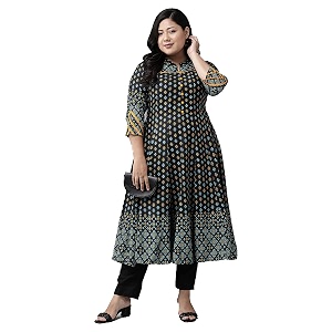 Yash Gallery Womens Rayon Relaxed Fit Anarkali