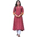 Yash Gallery Women39s Rayon Relaxed Fit Anarkali