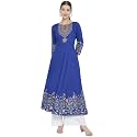Yash Gallery Women39s Rayon Relaxed Fit Anarkali