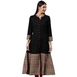 Yash Gallery Womens Rayon Cotton Printed