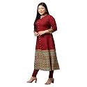 Yash Gallery Womens Rayon amp Cotton Printed
