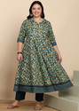 Yash Gallery Women Floral Print Anarkali Kurta
