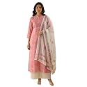 Yash Gallery Womens Pure Cotton White Floral