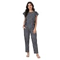 Yash Gallery Womens Rayon Striped Print Flare