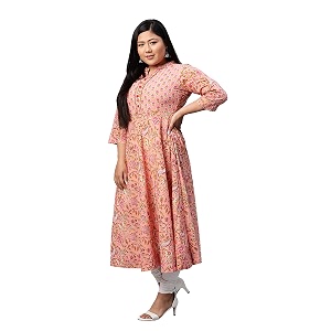 Yash Gallery Womens Cotton Printed Ethnic Wear