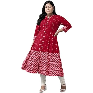 Yash Gallery Womens Rayon Cotton Printed