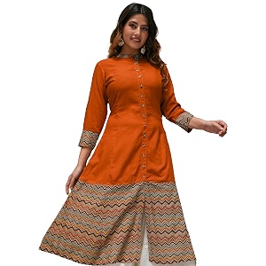 Yash Gallery Womens Rayon Cotton Printed