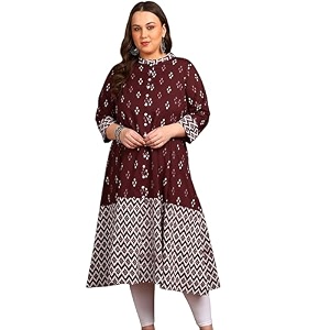 Yash Gallery Womens Rayon Cotton Printed