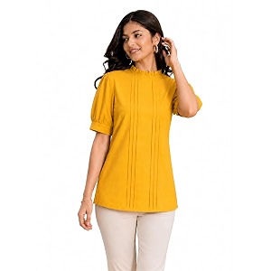 Yash Gallery Womens Rayon Solid Relaxed Fit