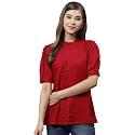 Yash Gallery Womens Rayon Solid Relaxed Fit
