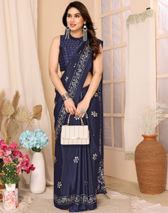 yashika printed bollywood tussar silk saree