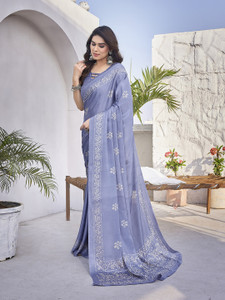 yashika printed bollywood tussar silk saree