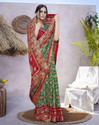 YASHIKA Printed Bollywood Tussar Silk Saree
