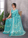 YASHIKA Printed Bollywood Tussar Silk Saree