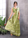 YASHIKA Printed Bollywood Tussar Silk Saree