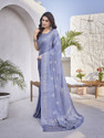 YASHIKA Printed Bollywood Tussar Silk Saree