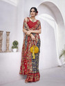 YASHIKA Printed Bollywood Tussar Silk Saree