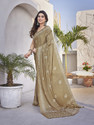 YASHIKA Printed Bollywood Tussar Silk Saree