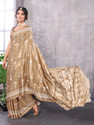 YASHIKA Printed Bollywood Tussar Silk Saree (Yellow)