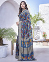 YASHIKA Printed Bollywood Tussar Silk Saree