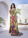 YASHIKA Printed Bollywood Tussar Silk Saree