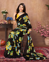 YASHIKA Printed Bollywood Tussar Silk Saree