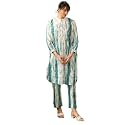 Yashika Women39s Printed Cotton Blend Straight Kurta