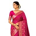 Yashika Women39s Art Silk Saree with Blouse