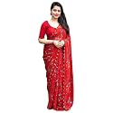 Yashika Women39s Printed Georgette Printed Saree With