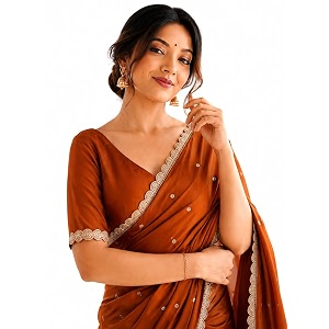 Yashika Womens Rangoli Silk Blend Saree with