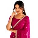Yashika Women39s Rangoli Silk Blend Saree with