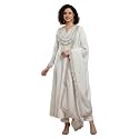 Yashika Women39s Silk Blend Embroidered Anarkali Kurta