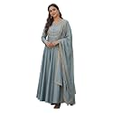 Yashika Women39s Silk Blend Embroidered Anarkali Kurta