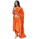 Yashika Women39s Silk Blend Jacquard Kurta and