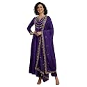 Yashika Women39s Silk Blend Embroidered Anarkali Kurta