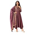 Yashika Women39s Silk Blend Embroidered Anarkali Kurta